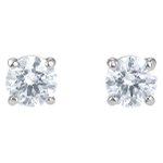 Swarovski Attract Stud ezüst színű fülbevaló swarovski kristállyal 5509937