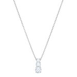 Swarovski Attract Trilogy ezüst színű nyaklánc swarovski kristállyal 5414970