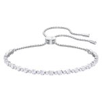 Swarovski Subtle ezüst színű karkötő swarovski kristályokkal 5465384