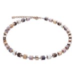 Coeur de Lion  GeoCUBE rozé hematit pasztell nyaklánc 4947/10-1019