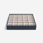 Stackers Sötétkék croc classic 25 fakkos ékszertálca 74160