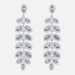 Swarovski Kék levelek függő fülbevaló 5074350