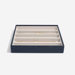 Stackers Sötétkék croc classic 5 fakkos ékszertálca 74159