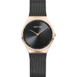 Bering Classic fekete óra rozé tokkal 12131-162
