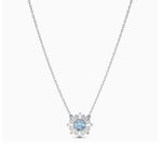 Swarovski Napfény medál láncon kék és fehér kristályokkal 5536742