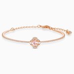 Swarovski Pezsgő tánc rozé karperec fehér és rózsaszín kristályokkal 5516476