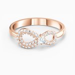 Swarovski Infinity rozé gyűrű swarovski kristállyal 