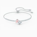 Swarovski Sliding karkörő fehér és rózsaszín kristállyal 5517120