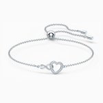 Swarovski Szív és végtelen sliding karkötő kristállyal 5604200