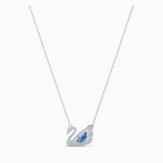 Swarovski Táncoló hattyú nyaklánc kék swarovski kristállyal 5533397