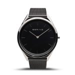 Bering Ultra slim fekete ezüst uniszex óra 17039-102