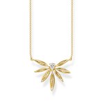Thomas Sabo Levelek arany nyaklánc cirkóniával KE1949-414-14-L45v