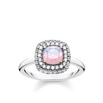 Thomas Sabo Ezüst gyűrű opálos rózsaszín kővel 
