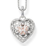Thomas Sabo Nyitható szív ezüst nyaklánc rozé szívvel SCKE150078