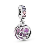 Pandora ékszer Végtelen szív és csillagok függő ezüst charm 798829C01