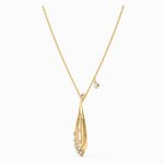 Swarovski Lenyűgöző olajbogyó arany nyaklánc 5515466