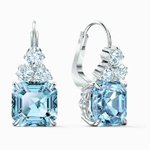 Swarovski Csillogó vizkék kristáy fülbevaló 5524139