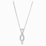 Swarovski Függő végtelen ezüst színű nyaklánc 5537966