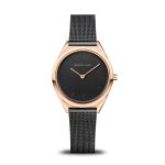 Bering Ultra slim fekete rozé női óra 17031-166