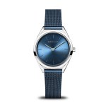 Bering Ultra slim kék ezüst női óra 17031-307