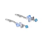 Coeur de Lion Light kék swarovski fülbevaló 4938/20-0720