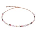 Coeur de Lion Füstkvarc swarovski akril gyöngyház nyaklánc 4995/10-1900