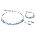 Coeur de Lion Light kék swarovski szett SCDL4938