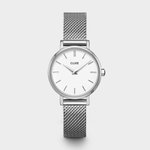Cluse La Boheme petite ezüst fehér női óra CW0101211007