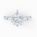 Swarovski Attract csepp alakú gyűrű szett 