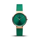 Bering Classic zöld rozé női óra 14531-868