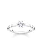 Thomas Sabo Ezüst gyűrű kerek cirkóniával 