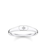 Thomas Sabo Ezüst gyűrű csillag mintával 