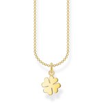 Thomas Sabo Aranyozott ezüst nyaklánc lóhere medállal KE2037-413-39-L45v