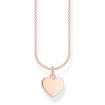 Thomas Sabo Rozé nyaklánc szív medállal KE2048-415-40-L45v