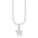 Thomas Sabo Ezüst nyaklánc köves csillag medállal KE2052-051-14-L45v