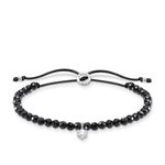 Thomas Sabo Obszidián állítható karkötő cirkóniával A1987-401-11-L20v