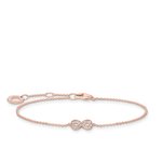 Thomas Sabo Rozé karkötő köves végtelennel A2003-416-14-L19v