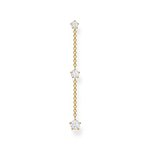 Thomas Sabo Fél pár függő aranyozott ezüst fülbevaló cirkóniával H2150-414-14