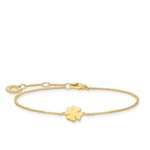 Thomas Sabo Aranyozott ezüst karkötő lóherével A1990-413-39-L19