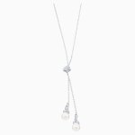 Swarovski Ezüst színű nyaklánc függő gyöngyökkel 5467313