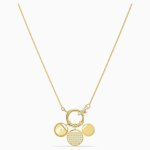 Swarovski Ginger arany színű nyaklánc kerek díszekkel 5567530
