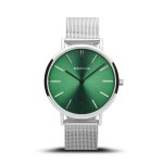 Bering Classic női óra zöld számlappal 14134-008