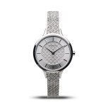 Bering Ezüst csiszolt női óra 17831-000