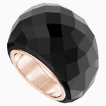 Swarovski Nirvana rozé fekete gyűrű 