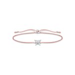 Thomas Sabo Állítható textil karkötő pillangóval LS117-401-19-L20v