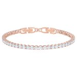 Swarovski Tennis deluxe rozé színű karkötő kristályokkal 5513400
