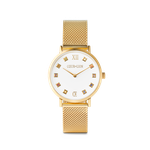 Coeur de Lion Arany szíjas női óra swarovski kristályokkal 7612/70-1614