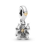 Pandora ékszer Kastély kéttónusú függő charm 799337C00