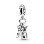 Pandora ékszer Disney Alíz csodaországban kulcs és ajtógomb ezüst charm 799344C00
