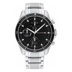 Tommy Hilfiger Parker acél férfi óra fekete számlappal 1791835